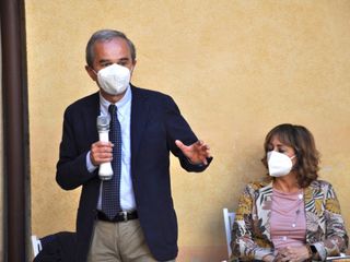 Il sindaco Fogliato e la preside Alessandra Massucco