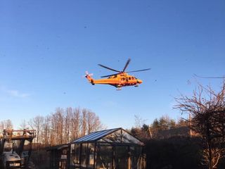 I soccorsi arrivati con l'elicottero del 188