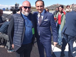 Col presidente della Giunta regionale Alberto Cirio