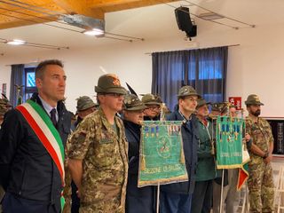 Autorità civili e militari presenti alla cerimonia