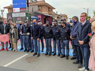 L’arrivo e la premiazione a Canale (foto di Barbara Guazzone)