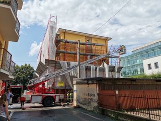 Vigili del Fuoco al lavoro in via Ognissanti
