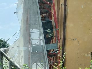 Vigili del Fuoco al lavoro in via Ognissanti