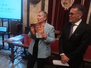 La sindaca di Cuneo Patrizia Manassero con Marcello Cavallo