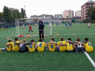 Gorrino in uno scatto recente, allenatore per il Langa Calcio (Fb)