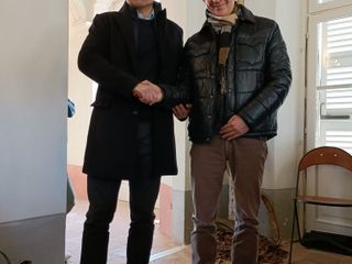 I due sindaci di Costigliole e Rossana, Nasi e Degiovanni I due sindaci di Costigliole e Rossana, Nasi e Degiovanni