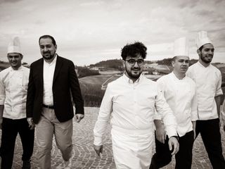 Insieme al socio e maître Fabio Mirici Cappa e alla squadra del Borgo Sant'Anna