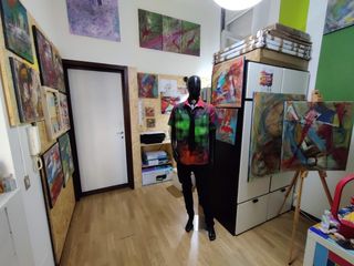 Lo studio di Maurizio D'Andrea