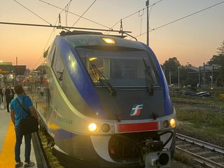 Sul treno da Asti (foto Diego Fenoglio)