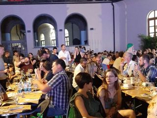 Nell'altra foto: Un momento della Festa nazionale Agia a Barolo Nell'altra foto: Un momento della Festa nazionale Agia a Barolo