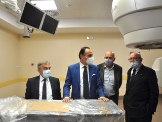 Da sinistra Giuliano Viglione, Alberto Cirio, Massimo Veglio e Bruno Ceretto