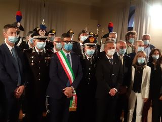 Conferimento della cittadinanza onoraria di Saluzzo all'Arma dei Carabinieri Conferimento della cittadinanza onoraria di Saluzzo all'Arma dei Carabinieri