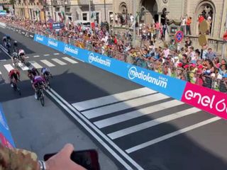 La premiazione sul palco di corso Nizza