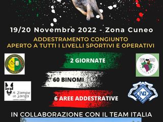 Carlo Alberto Cungi con il cane Oxa si è aggiudicato il titolo di campione sociale nella specialità ricerca in Maceria IPO-R T/B