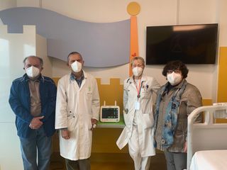 Il cardiomonitor donato dalla famiglia Fiore