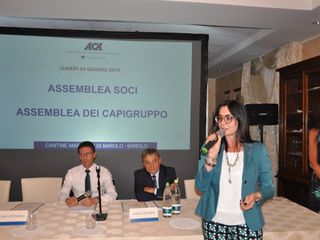 Il sindaco di Barolo Renata Bianco