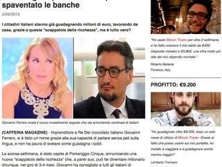 L'articolo pubblicato