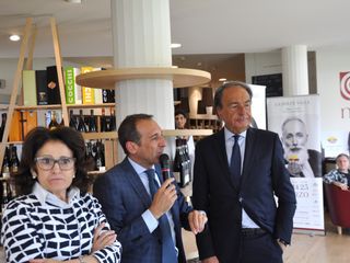 Marinella Cristino (Wellcom), Marco Scuderi (Aca) e Carlo Borsalino (Uniart)