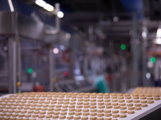 La linea produttiva dei Nutella Biscuits