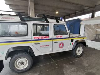 Alba - La tendopoli allestita per i nomadi in piazza Prunotto