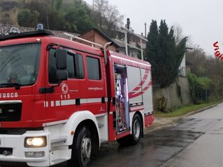 La frana a Borbore di Vezza d'Alba