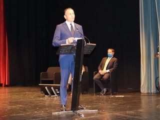 L'intervento del governatore Alberto Cirio