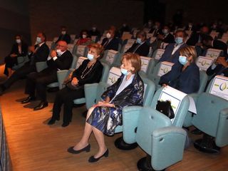 Maria Franca Fissolo Ferrero, tra le diverse personalità presenti tra il pubblico in sala