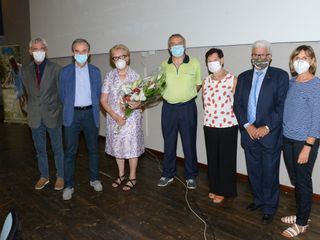 I familiari del compianto presidente Giorgio Groppo