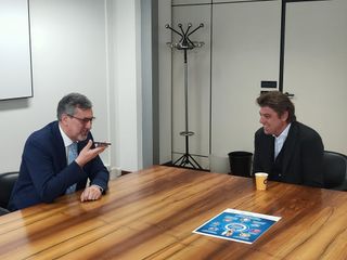 Luigi Icardi e Giuseppe Miroglio, vicepresidente Gruppo Miroglio e presidente della controllata Miroglio Textile Luigi Icardi e Giuseppe Miroglio, vicepresidente Gruppo Miroglio e presidente della controllata Miroglio Textile