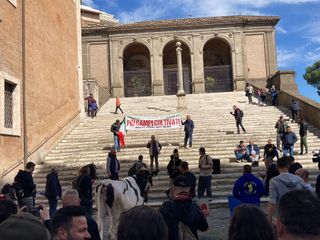 La protesta a Roma. Presente una delegazione dal Piemonte, sei dal Cuneese La protesta a Roma. Presente una delegazione dal Piemonte, sei dal Cuneese