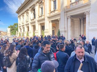 La protesta a Roma. Presente una delegazione dal Piemonte, sei dal Cuneese La protesta a Roma. Presente una delegazione dal Piemonte, sei dal Cuneese