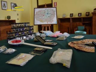 La droga sequestrata