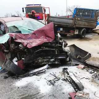 La scena dell'incidente