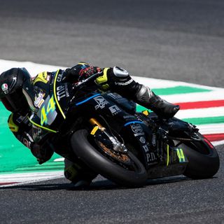Il mantesae Marco Cottone in azione al Mugello