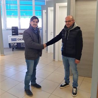 Simone Barale insieme a Mauro Oreglia