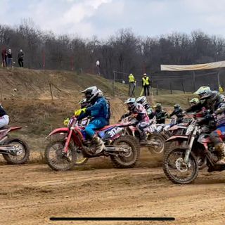 Una partenza con Fissolo, n. 317, in seconda posizione