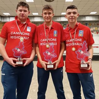 Bocce: tre ori per l'Auxilium Saluzzo ai campionati regionali giovanili