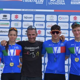 Cuneo 1198 Mentecorpo Team sugli scudi ai campionati italiani giovanili di triathlon