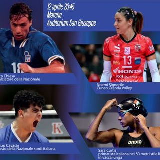 A Marene "Una serata con i campioni!": Enrico Chiesa, Sara Curtis, Noemi Signorile e Lorenzo Cavasin gli ospiti dell'evento