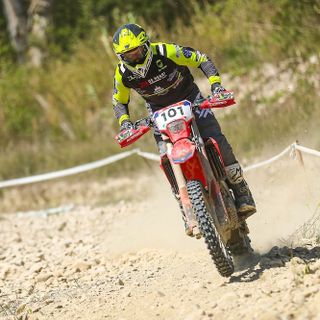 Roberto Da Canal (Honda), vincitore dell’Assoluta di Nocciano - foto federmoto