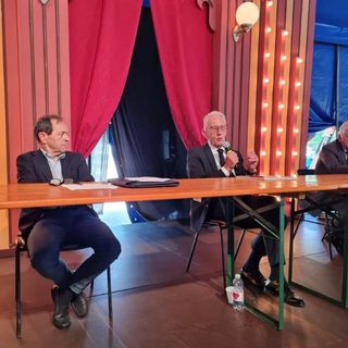 Beppe Ghisolfi durante la lectio magistrale