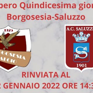 Calcio Serie D: il recupero di Borgosesia-Saluzzo si giocherà mercoledì 12 gennaio