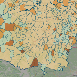 LA MAPPA DEL 28 DICEMBRE - IN MARRONE SCURO I CENTRI CON INDICE SUPERIORE A 18 CONTAGI OGNI 1.000 ABITANTI LA MAPPA DEL 28 DICEMBRE - IN MARRONE SCURO I CENTRI CON INDICE SUPERIORE A 18 CONTAGI OGNI 1.000 ABITANTI