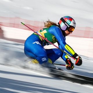 Marta Bassino in azione a Soelden (g. facciotti pentaphoto)