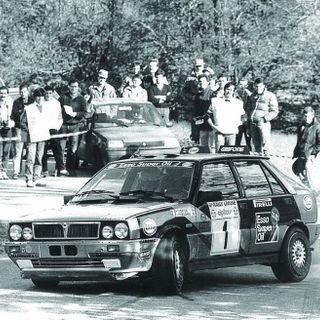 Un’immagine d’archivio del rally di Limone Piemonte