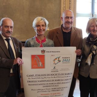 Marcia: Maurizio Damilano ed Elisa Rigaudo alla presentazione della 2^prova Nazionale del Campionato di Società