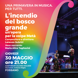 "L’incendio del bosco grande", un’opera per la volpe Metà "L’incendio del bosco grande", un’opera per la volpe Metà