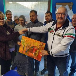 Venerdì la consegna delle tele