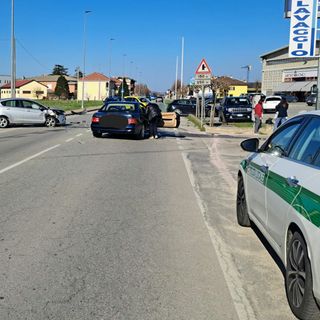 La scena dell'incidente (Facebook)