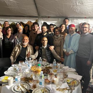 Nelle foto alcuni momenti della serata tenuta negli spazi della Moschea albese Nelle foto alcuni momenti della serata tenuta negli spazi della Moschea albese